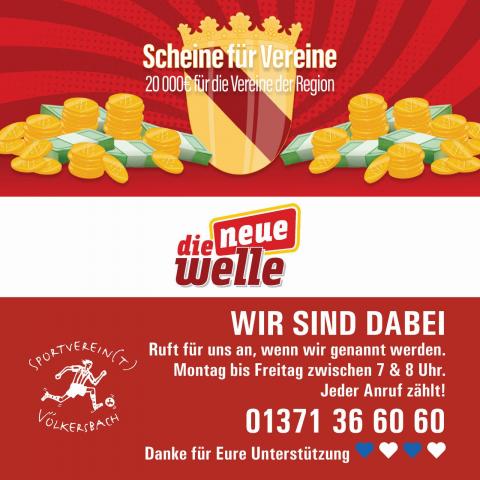 +++ SCHEINE FÜR VEREINE - WIR BRAUCHEN DEINE STIMME ? +++